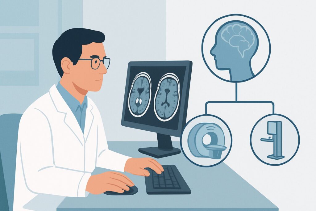 Which Imaging Is Best for Altered Mental Status with a Focal Neurologic Deficit?