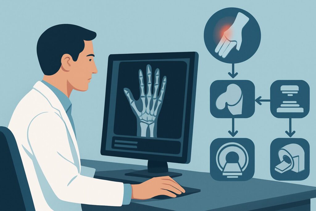 Which Imaging Is Best for Chronic Wrist Pain After a Scaphoid Fracture?