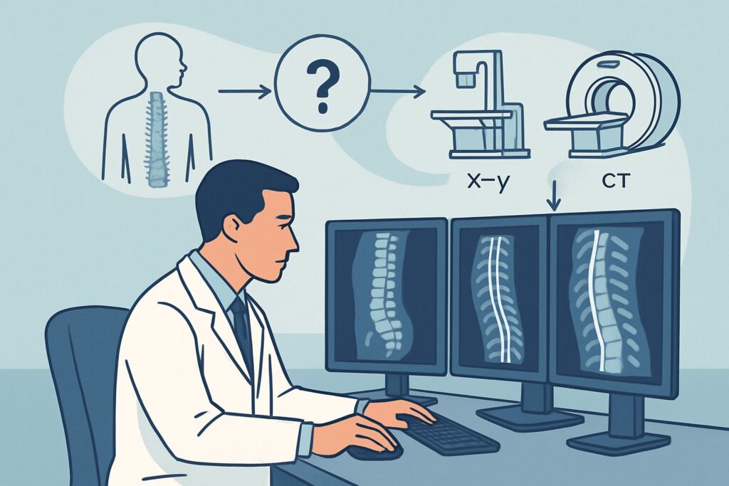 Which Imaging Is Best for High-Risk Thoracic or Lumbar Spine Trauma?
