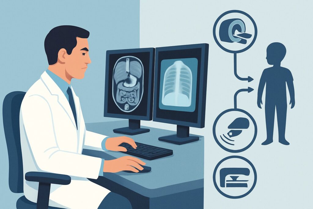 Which Imaging Is Best for Monitoring a Child with Known Crohn Disease?