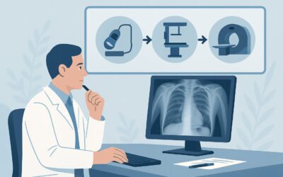 Which Imaging Study First for a Child with Chest Pain and Suspected Pneumothorax?
