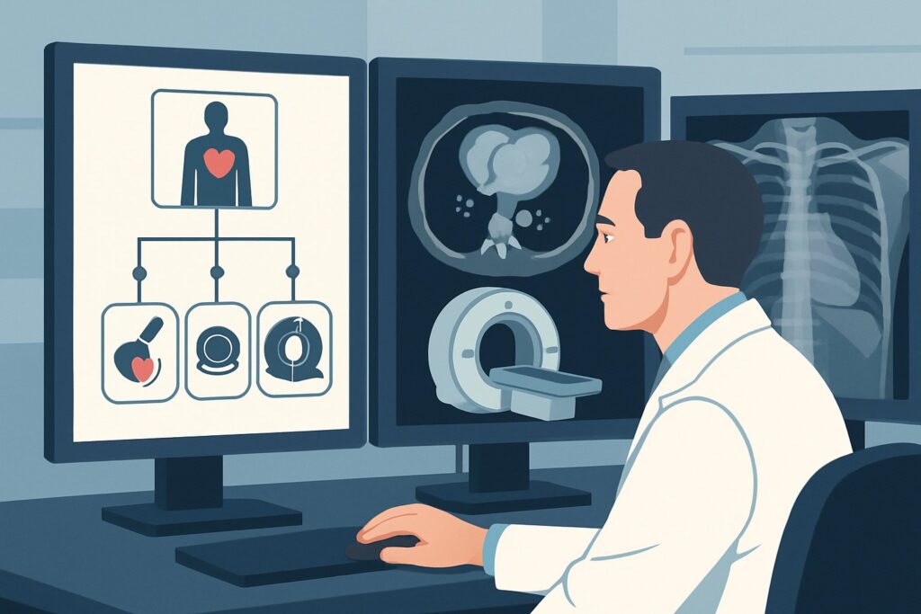Which Imaging Study Is Best for New Cardiac Symptoms During Cancer Therapy?
