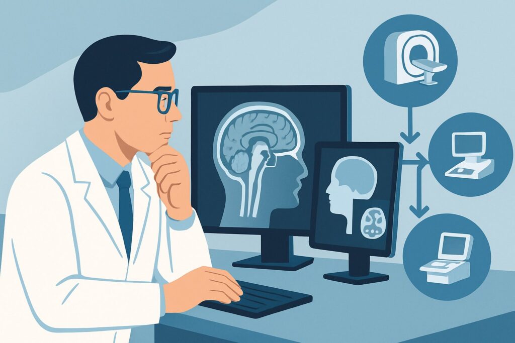 Which Imaging Study Is Best for New-Onset Diabetes Insipidus in an Adult?