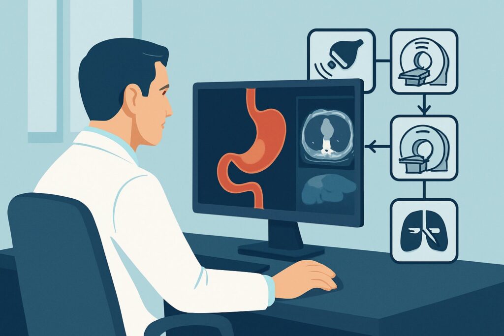 Which Imaging Study Is Best for Staging Newly Diagnosed Esophageal Cancer?