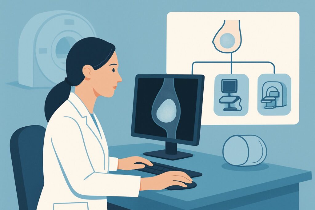 Which Imaging Study Is Best for Suspected Saline Implant Rupture in a 30-Year-Old?