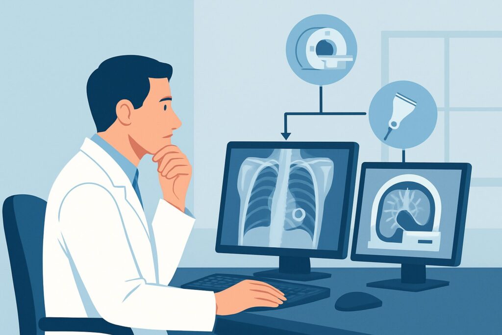 Which Imaging Study Should Follow an Incidental Finding Suggestive of a PAVM?