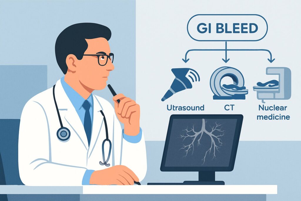 Which Imaging Study Should You Order for an Unstable Lower GI Bleed?