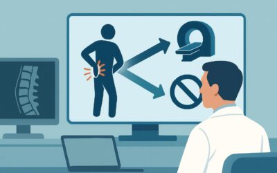 Why Is Imaging Not Recommended for Acute Low Back Pain Without Red Flags?