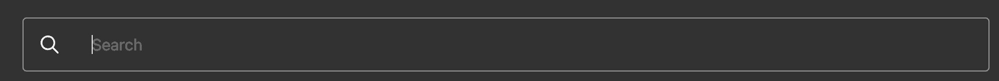 the fully expanded view of the search bar in breakdance builder