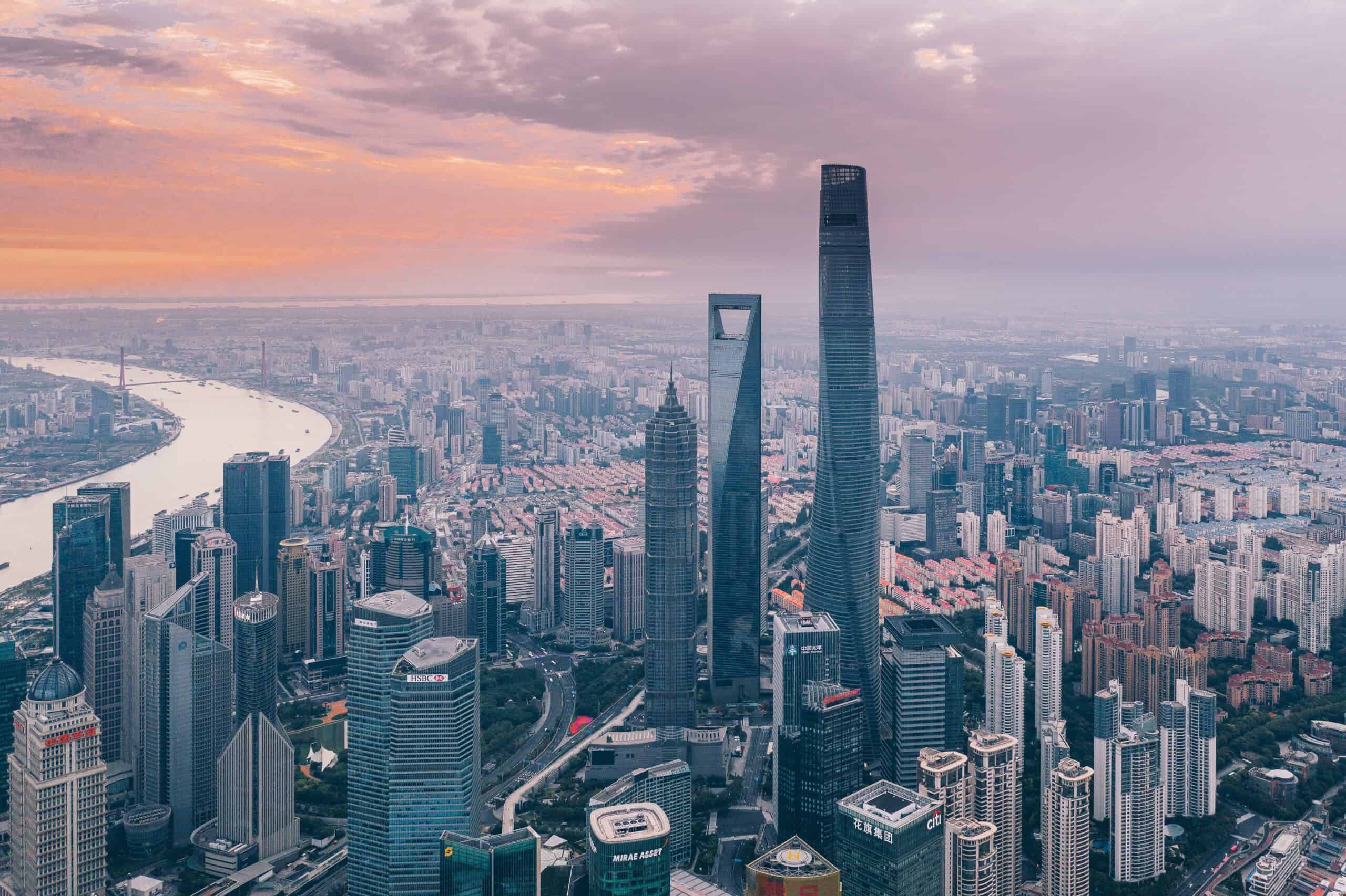 Monday early morning in Shanghai featuring 3 iconic buildings in the city. Photo courtesy of roadtripwithraj