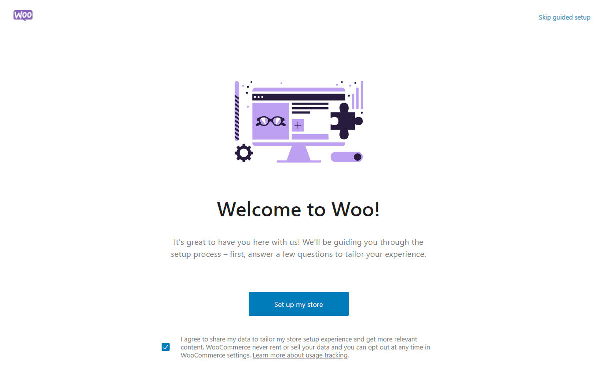 setup WooCommerce