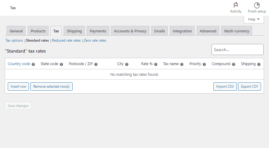 add tax details WooCommerce