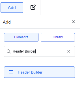 Breakdance header builder