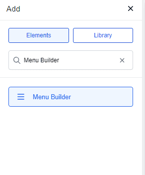 breakdance menu builder