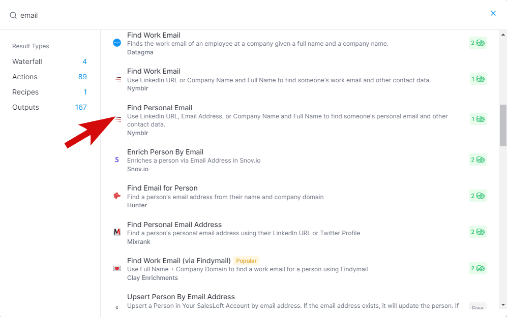 find personal email of contacts