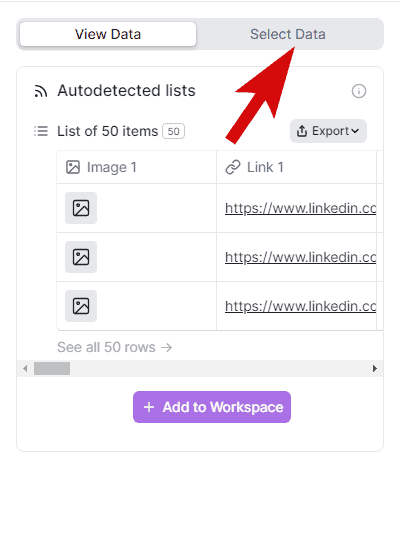 select data from Crunchbase