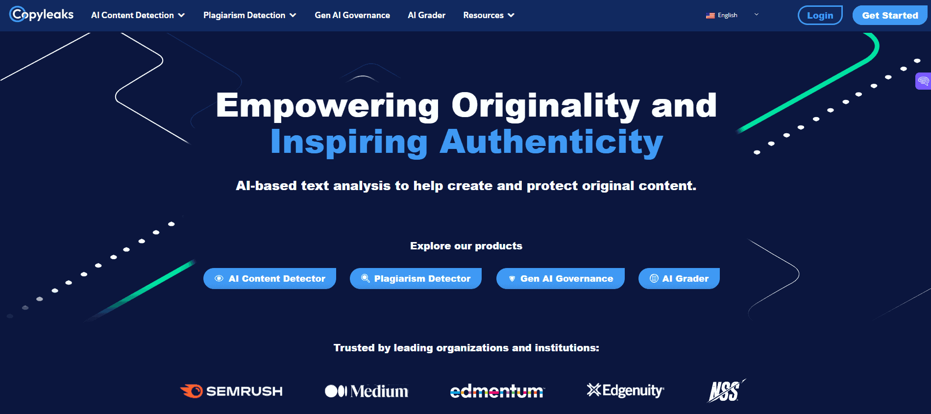 Copyleaks Landing Page