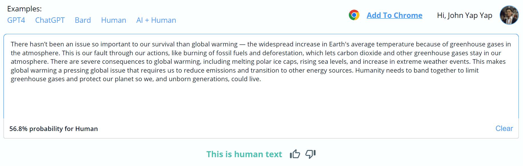 Copyleaks vs. Modified ChatGPT Content