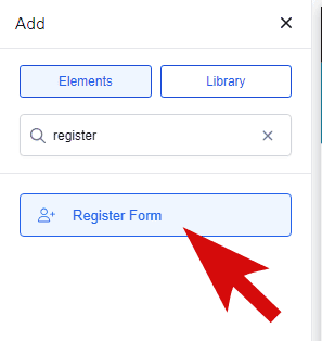 adding Breakdance register form