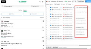 find open jobs in Glassdoor