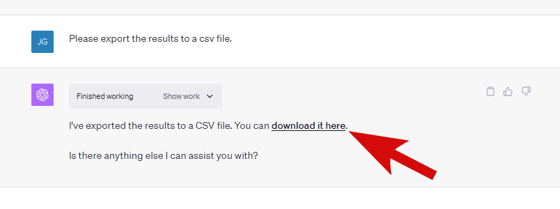 download ChatGPT file