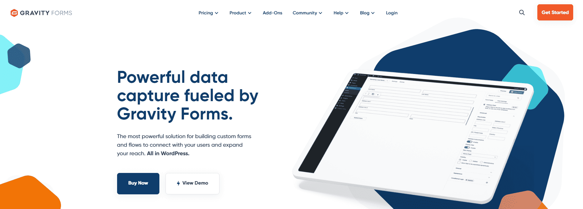 Gravity Forms Landing Page