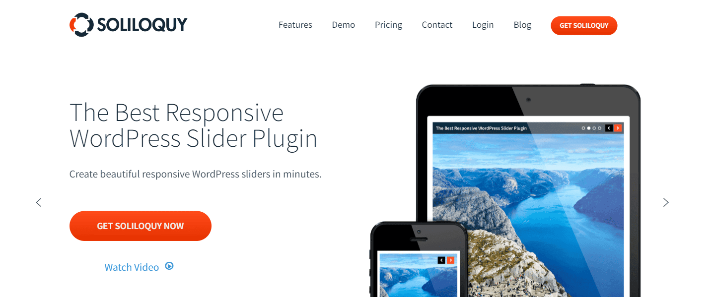 Soliloquy Landing Page