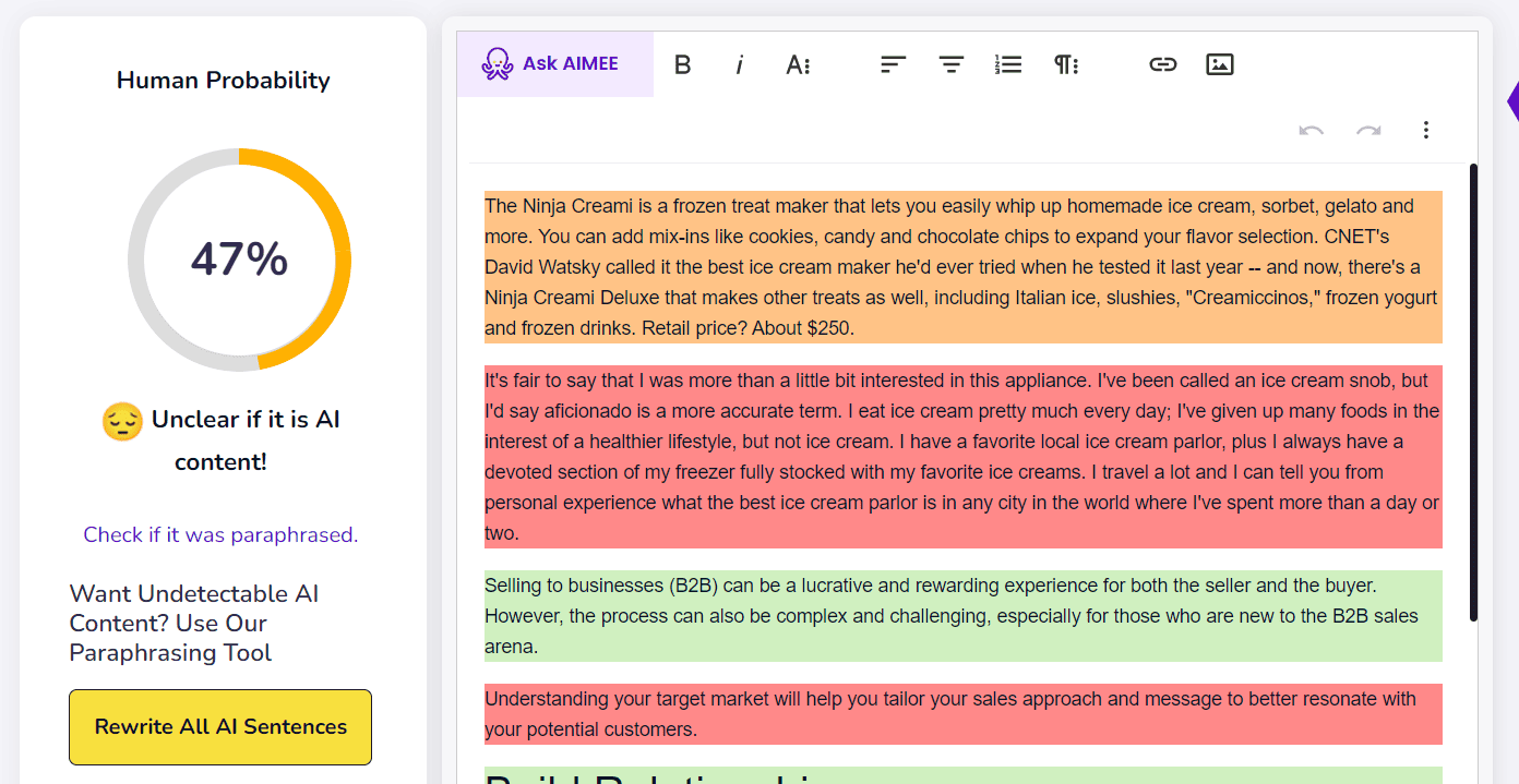 Content At Scale Sample Text