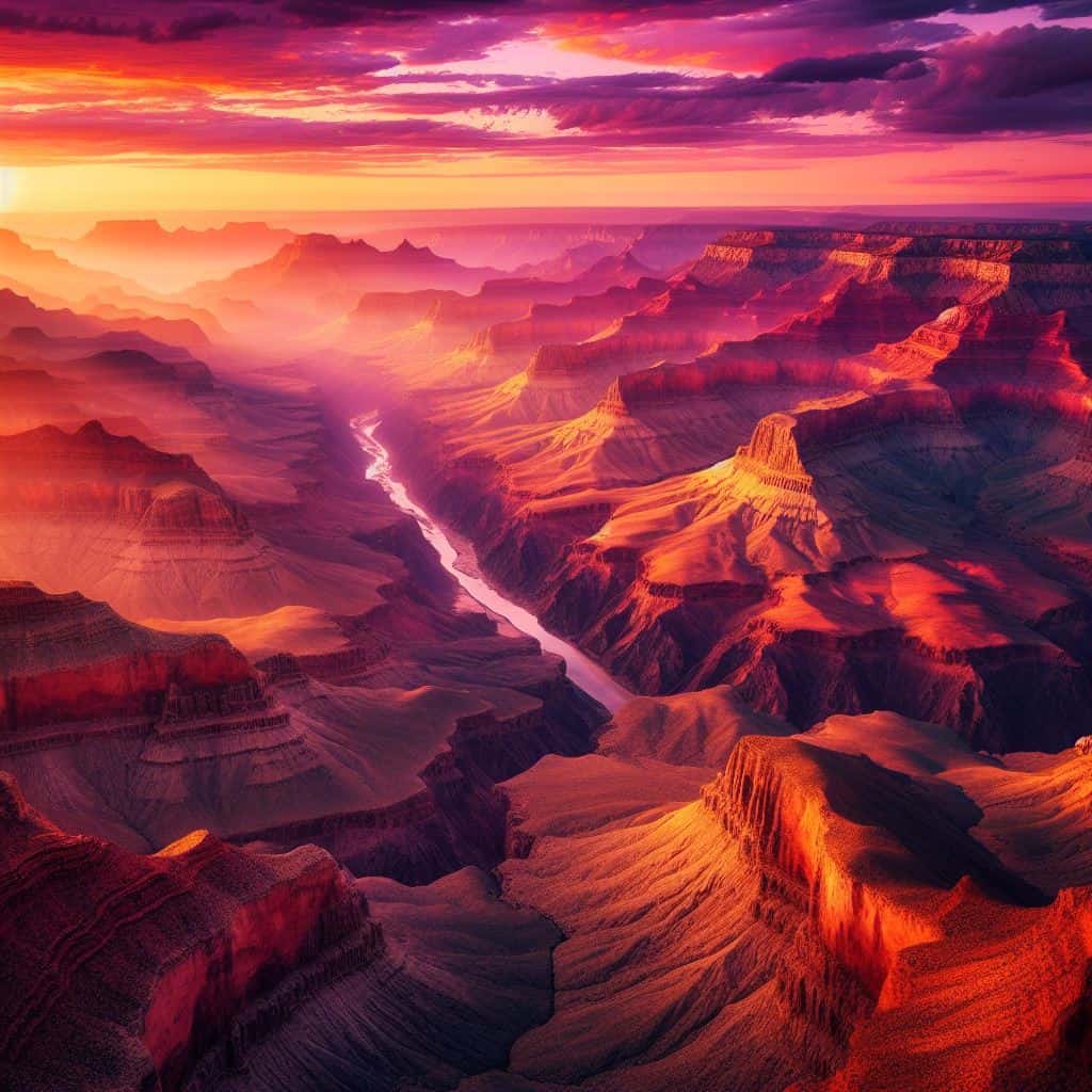 DALL-E 3 Realism: Grand Canyon Landscape