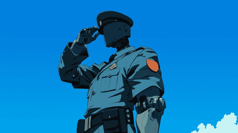 The AI Police, generated with Midjourney