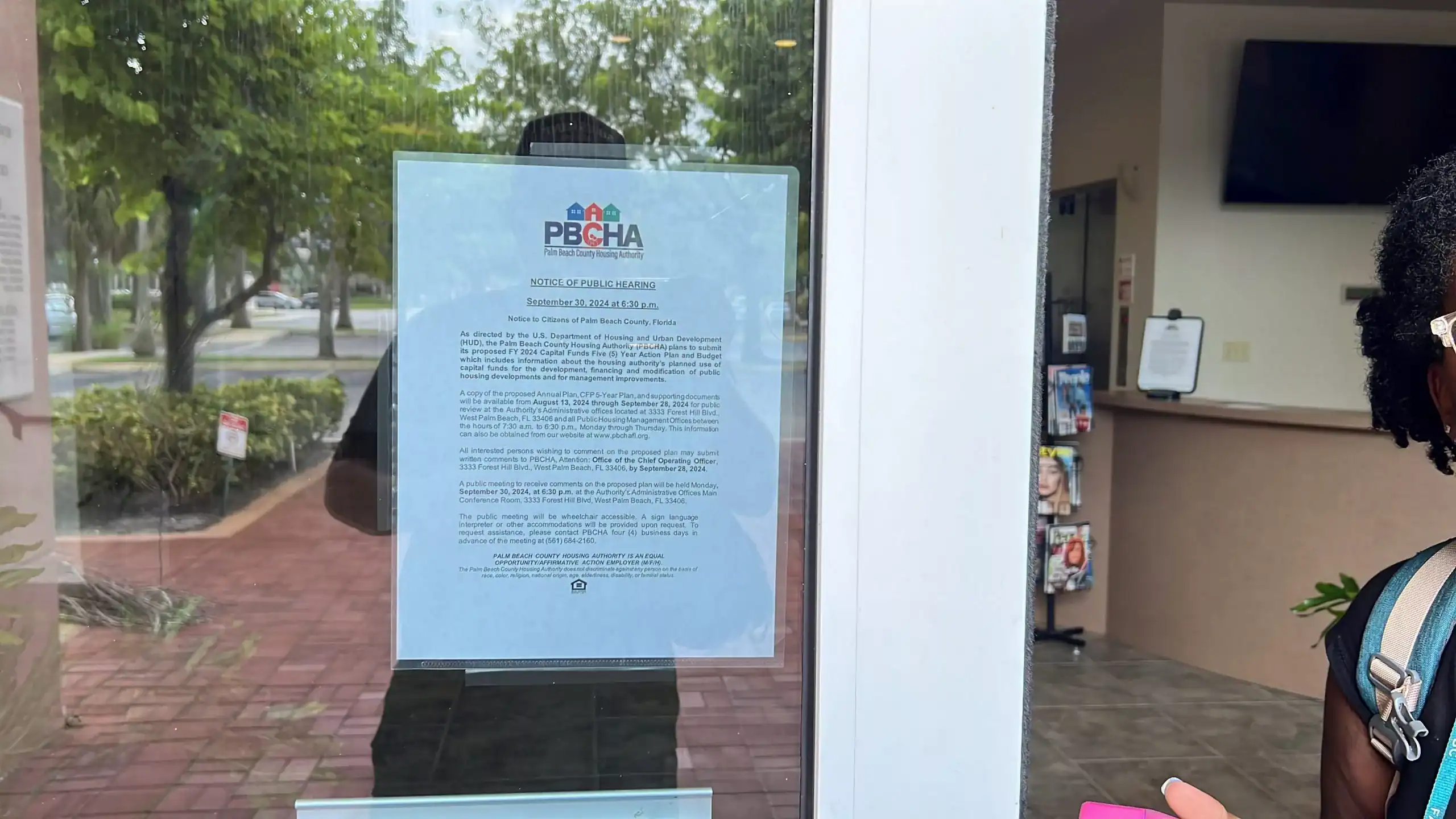 Posted Business Hours for Families First of Palm Beach employee Christela Arcelin GCNN Good Citizen News Network goodcitizennewsnetwork.com News That's Not Fake