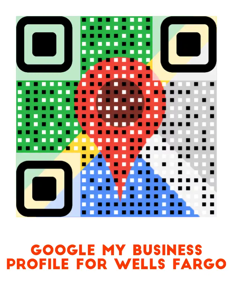 QR Code for Google My Business profile for Wells Fargo Canyon Town Center Branch GCNN Good Citizen News Network goodcitizennewsnetwork.com News That's Not Fake
