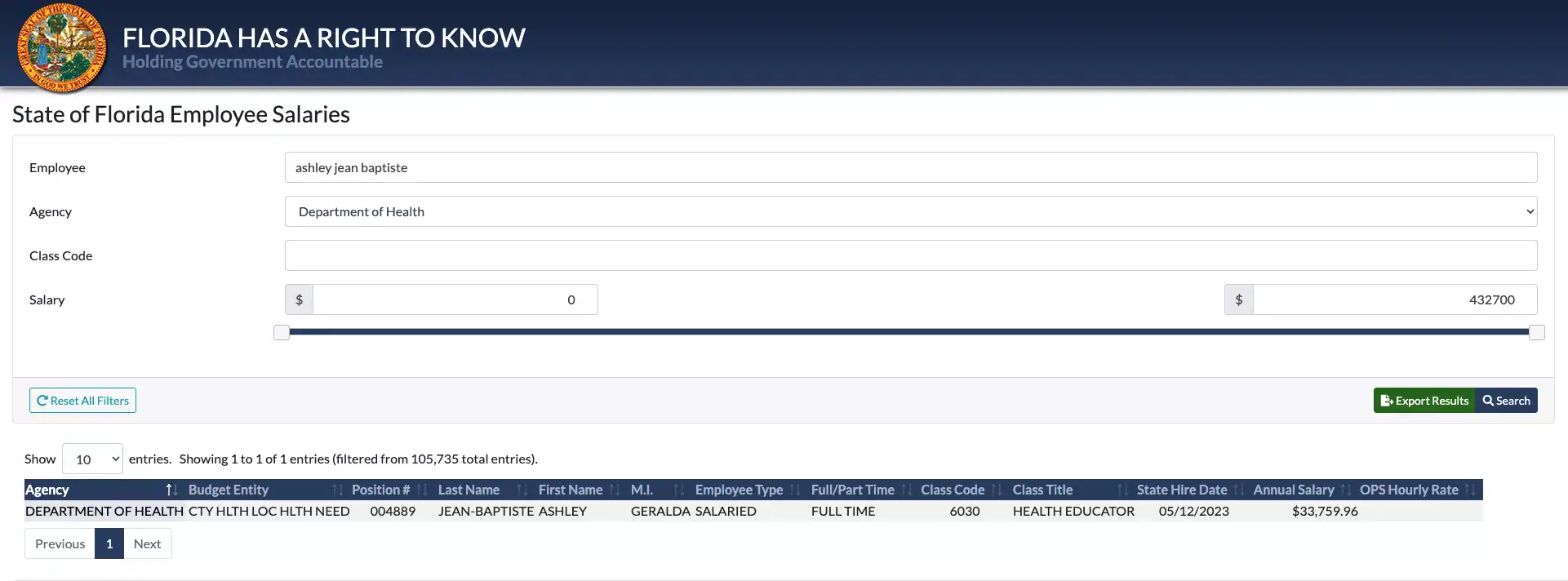 Public Record Of Ashley Jean-Baptiste Greenacres WIC Revisit GCNN Good Citizen News Network goodcitizennewsnetwork.com News That's Not Fake