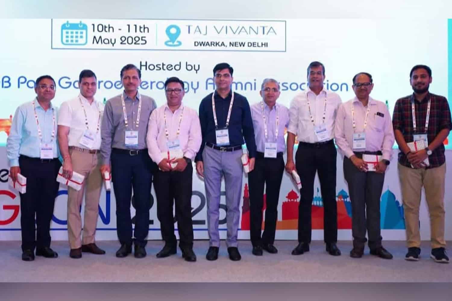 Group of professionals at a medical conference in Delhi, May 2025.