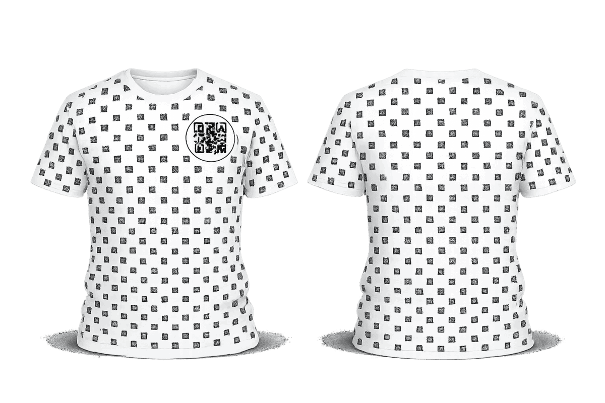 Herren T- Shirt mit integrierter Visitenkarte mini – Bild 3