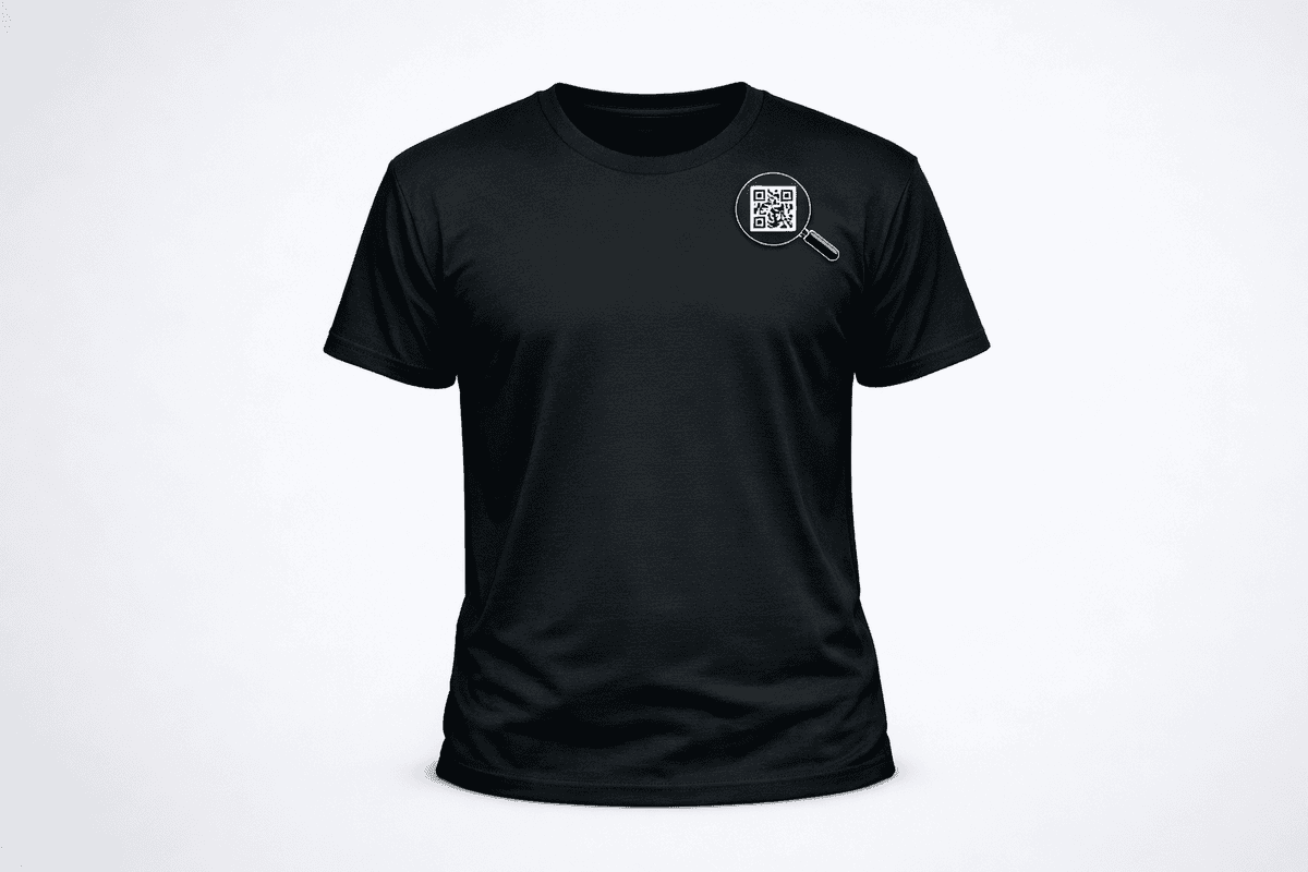 Herren T- Shirt mit integrierter Visitenkarte – Bild 2