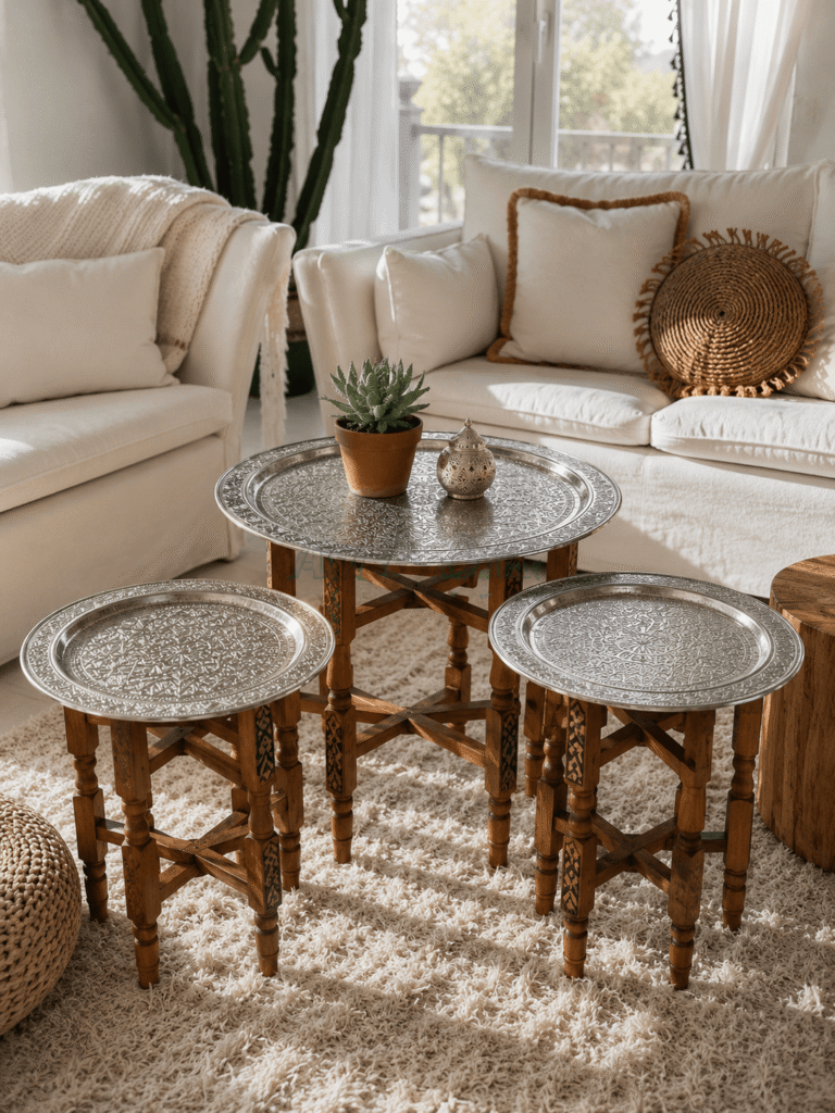 Table Basse Marocaine Artisanale - 4
