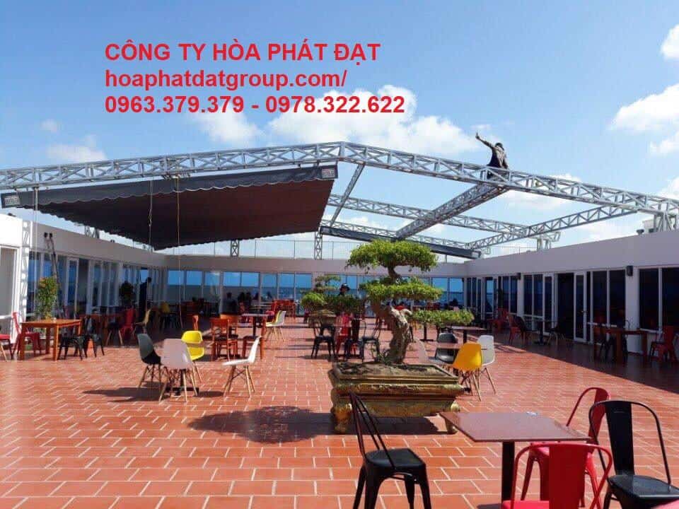 Mẫu mái che bạt xếp cho hồ bơi biệt thự tại Biên Hòa Địa chỉ chuyên lắp đặt mái hiên, mái xếp bạt kéo lượn sóng uy tín tại biên hòa, đồng nai