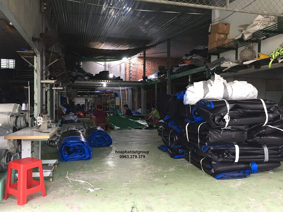 Bạt nhựa xanh cam 2 da chất lượng cao