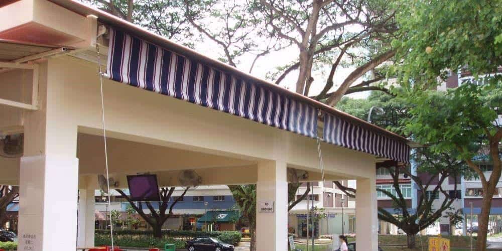 Mái xếp lượn sóng Mái xếp di động bạt che Hòa Phát Đạt