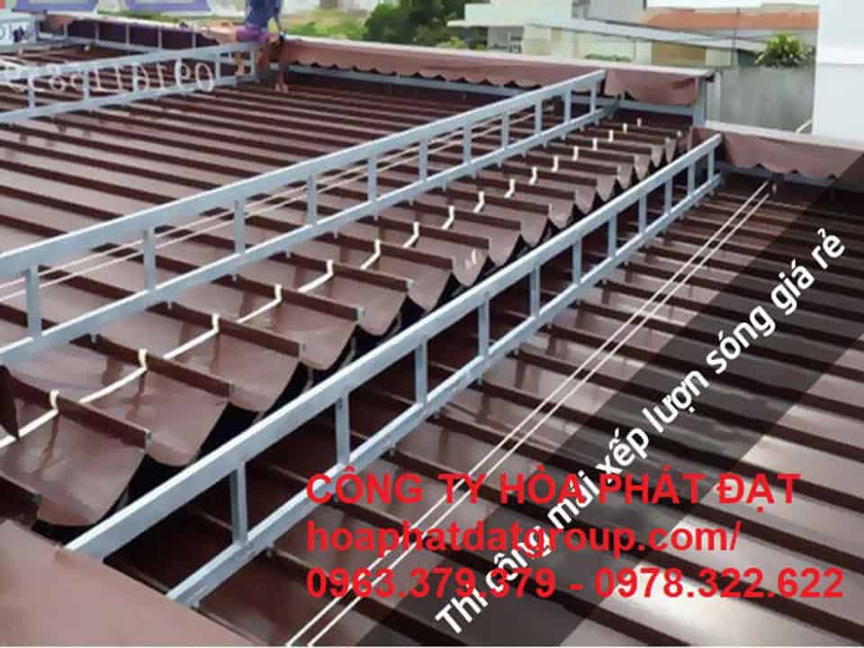 Mái xếp di động dạng khung đan đôi Khung đan đôi chịu lực cho mái xếp di động