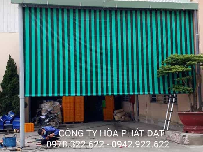Mái bạt cuốn motor điều khiển từ xa Mái bạt cuốn sử dụng motor tự động điều khiển từ xa cao cấp