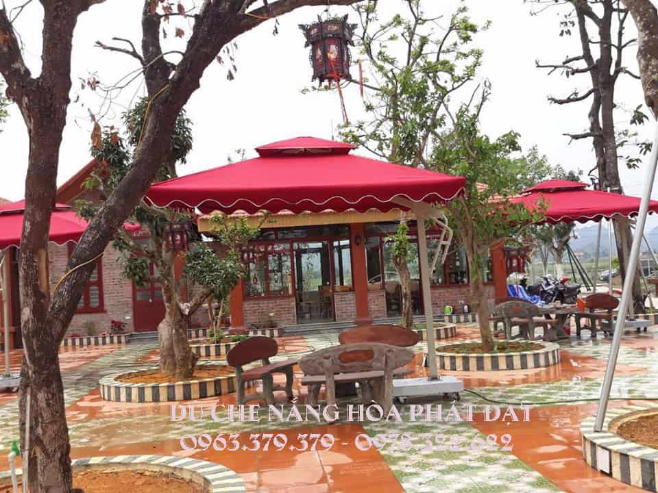 Dù lệch tâm vuông Hòa Phát Đạt Mẫu Dù Lệch Tâm Vuông Trợ Lực Cao Cấp