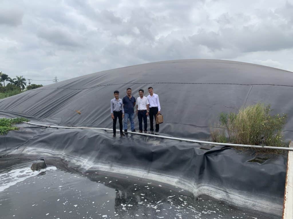 Bạt nhựa làm hầm bioga Hòa Phát Đạt Bạt nhựa HDPE làm hầm biogas chuyên dụng