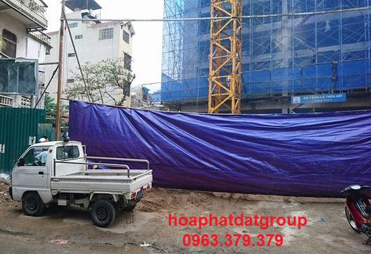 Bạt che đậy công trình Bạt che đậy che phủ công trình Hòa Phát Đạt