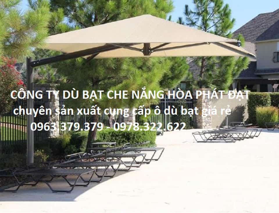 Mẫu dù lệch tâm hiện đại