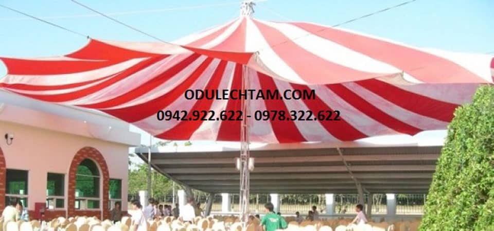 Dù che sự kiện sân trường diện tích lớn