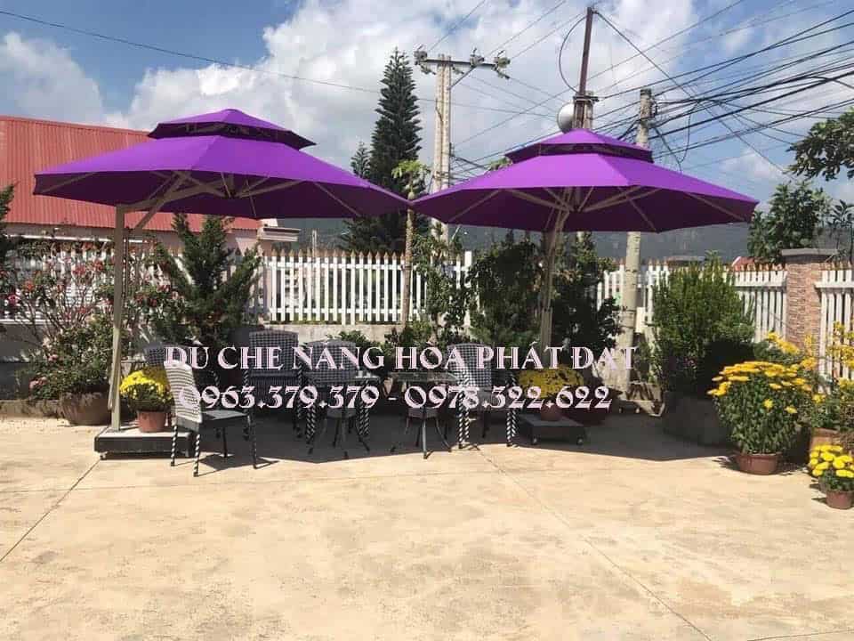 Ô lệch tâm màu tím tinh tế đẹp mắt