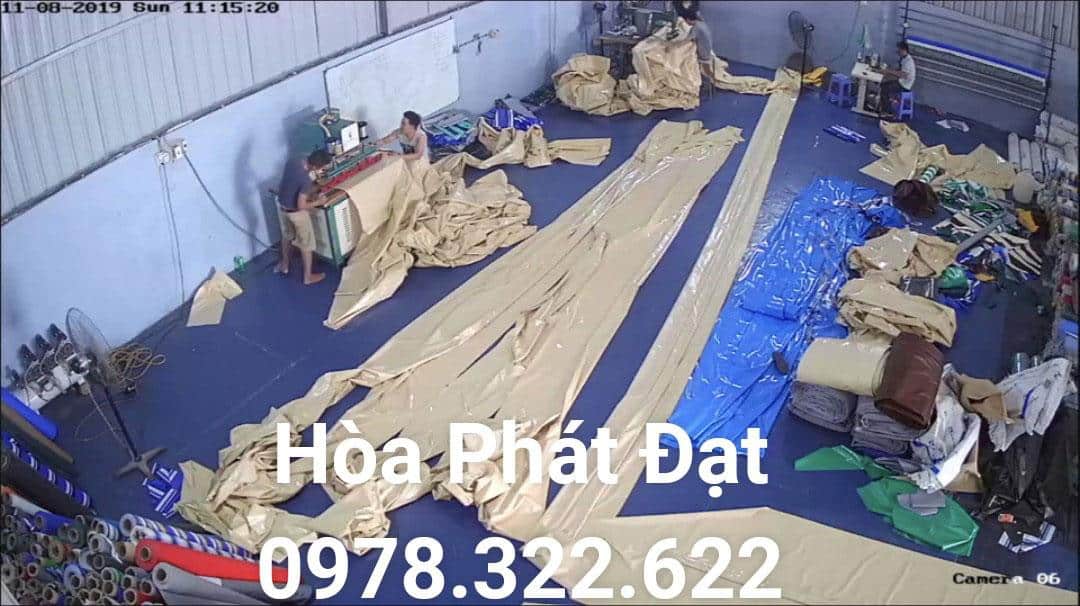 Bạt che mái vòm tự cuốn thông minh vải bạt che nắng mưa ngoài trời do hòa phát đạt cung cấp bạt che tự cuốn
