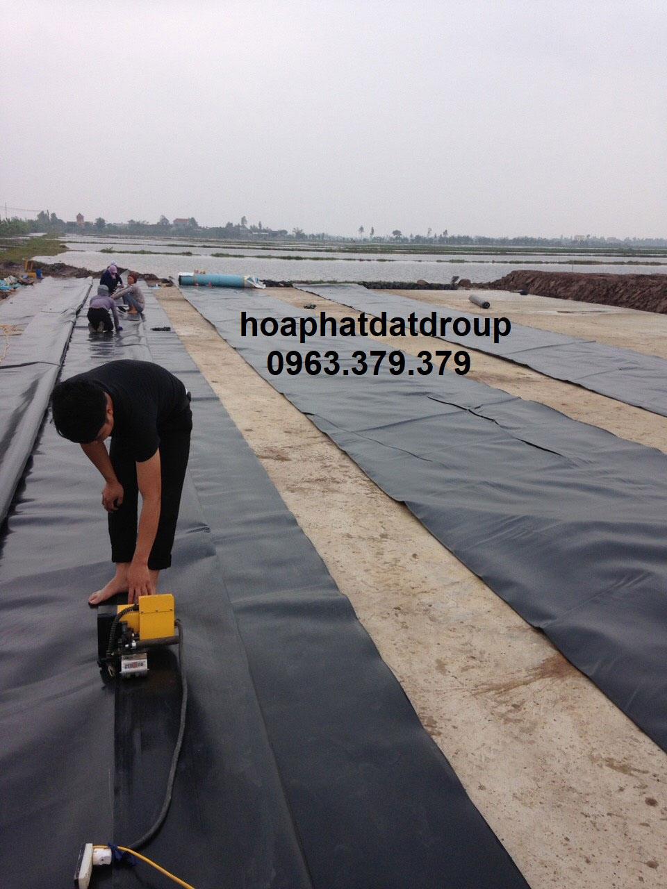 Báo giá màng chống thấm HDPE lót ao màng chống thấm hdpe hòa phát đạt báo giá rẻ